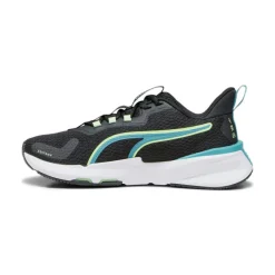 Puma PWRFRAME TR 2 fitness schoenen dames   black bold blue speed green< Fitness Schoenen