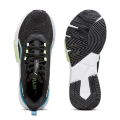 Puma PWRFRAME TR 2 fitness schoenen dames   black bold blue speed green< Fitness Schoenen