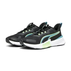 Puma PWRFRAME TR 2 fitness schoenen dames   black bold blue speed green< Fitness Schoenen