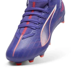 Puma ULTRA 5 MATCH FG AG voetbalschoenen junior lapis lazuli white sunset glow< Voetbalschoenen