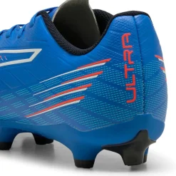 Puma Ultra 6 Play FG - AG voetbalschoenen ultra blue white glowing red< Voetbalschoenen