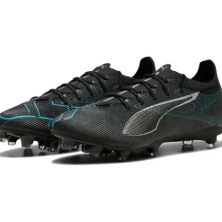 Voetbalschoenen-Puma ULTRA 5 PRO FG AG voetbalschoenen heren black silver bright aqua