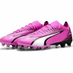 Voetbalschoenen-Puma ULTRA MATCH FG AG voetbalschoenen heren poison pink white black