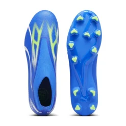 Puma Ultra Match+ LL FG/AG voetbalschoenen heren ultra blue white pro green< Voetbalschoenen