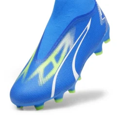 Puma Ultra Match+ LL FG/AG voetbalschoenen heren ultra blue white pro green< Voetbalschoenen