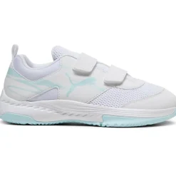 Puma Varion II indoorschoenen junior white light aqua< Indoorschoenen
