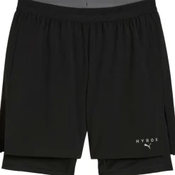 Sportbroek-Puma x HYROX 2 in 1 short heren black