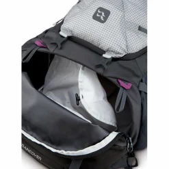 Backpacks-Rab Hyperon ND backpack 65 liter dames dark pewter anthracite