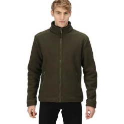 Fleece Vest-Regatta Garrian II fleece vest heren dark khaki