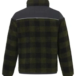 Ski Vesten|Wintersport-Rehall RITCHALL-R fleece vest heren olive check