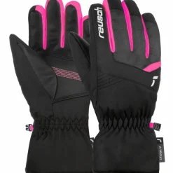 Handschoenen & Wanten|Wintersport-Reusch Bennet R-TEX XT handschoenen junior black black  melange pink glo