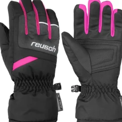 Handschoenen & Wanten|Wintersport-Reusch Bennet R-TEX XT handschoenen junior black melange pink glow