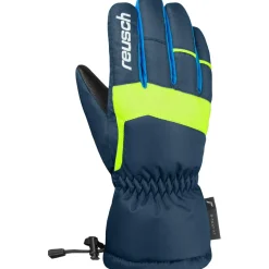 Reusch Charlie R-TEX XT handschoenen junior black dress blue saf yellow< Handschoenen & Wanten|Wintersport