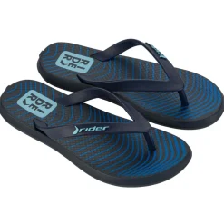 Rider R1 Style Kids slippers junior black blue< Slippers