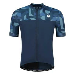 Rogelli Essential Graphic fietsshirt heren blauw< Fietskleding