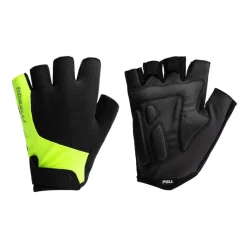 Fietskleding-Rogelli Essentials fietshandschoenen heren zwart fluor  geel