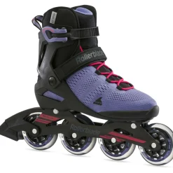 Inline Skates-Rollerblade Sirio 84 inline skates dames smokey purple hot  pink