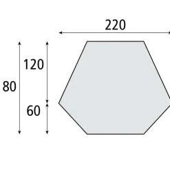Safarica Hawaii 2.0 Quick-Up Shelter strandtent blue< Tunneltenten|Strandtenten
