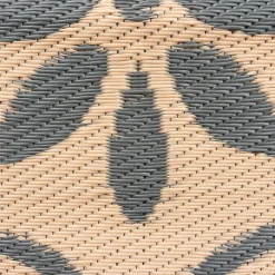 Safarica Safari beachmat 180 x 90 cm tiles grey beige< Buitenkleden & Tenttapijten