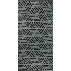 Buitenkleden &Amp; Tenttapijten-Safarica Safari beachmat 180 x 90 cm lacrimal black grey