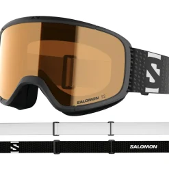 Salomon Lumi Acces skibril junior tonic orange black< Skibrillen|Wintersport