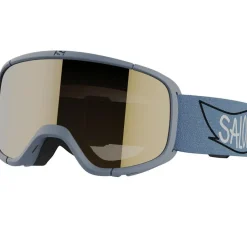 Skibrillen|Wintersport-Salomon Rio skibril junior flash smoke blue