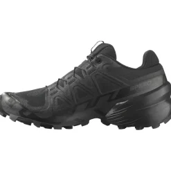Hardloopschoenen-Salomon Speedcross 6 hardloopschoenen dames black phantom