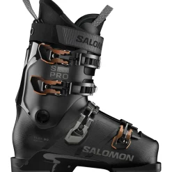 Salomon S/Pro Delta X90 skischoenen heren black dark grey metallic orange tiger< Skischoenen|Wintersport
