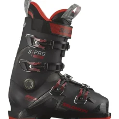 Salomon S/Pro HV 100 skischoenen heren black red beluga< Skischoenen|Wintersport