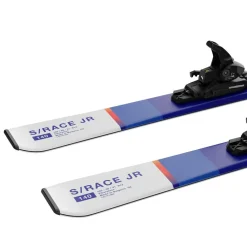 Ski's|Wintersport-Salomon S/Race M 24 - 25 ski's junior met C5 GW binding