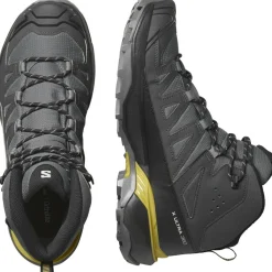 Salomon X ULTRA 360 GORE-TEX wandelschoenen heren castlerock black spicy mustard< Wandelen|Wandelschoenen