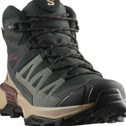 Wandelen|Wandelschoenen-Salomon X ULTRA 360 GORE-TEX wandelschoenen heren phantom desert tan rum raisin