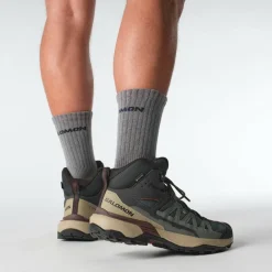 Wandelen|Wandelschoenen-Salomon X ULTRA 360 GORE-TEX wandelschoenen heren phantom desert tan rum raisin