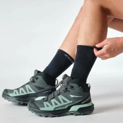 Salomon X ULTRA 360 GORE-TEX wandelschoenen dames turbulence carbon tourmaline< Wandelen|Wandelschoenen