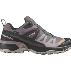 Wandelen|Wandelschoenen-Salomon X Ultra 360 GTX Lo wandelschoenen dames plum kitten phantom cork