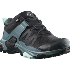 Wandelschoenen|Wandelschoenen-Salomon X Ultra 4 GTX wandelschoenen dames black stormy weather opal blue