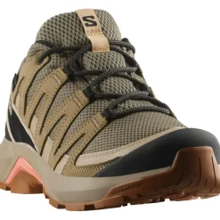 Salomon X-ADVENTURE RECON GORE-TEX wandelschoenen dames falcon desert tan hyma pink< Wandelen|Wandelschoenen