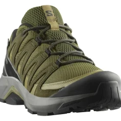 Wandelen|Wandelschoenen-Salomon X-ADVENTURE RECON GORE-TEX  wandelschoenen heren olive night martini pewter