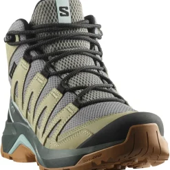 Salomon X-ADVENTURE RECON MID GORE-TEX wandelschoenen dames sedona sage grass tourmaline< Wandelen|Wandelschoenen