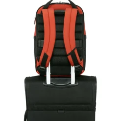 Samsonite Moderny Underseat 14,1 inch laptop rugzak 20 liter  terracotta red< Overige Rugzakken