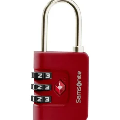 Koffer Accessoires|Fietsartikelen-Samsonite Ta Revolution TSA cijferslot red