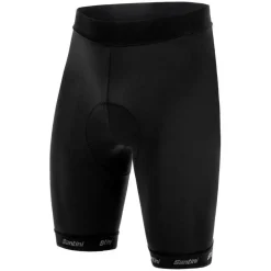 Fietskleding-Santini Cubo Shorts fietsonderbroek heren black