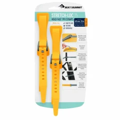 Overige Accessoires-Sea To Summit  Stretch-Loc TPU straps 625 x 20 mm yellow per 2 stuks