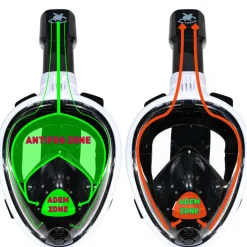 Zwemmen & Duiken-Sea Turtle  snorkelmasker white black - S - M