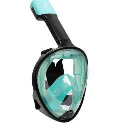 Zwemmen & Duiken-Sea Turtle  snorkelmasker black turquoise - S - M