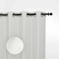 Shadow Comfort  Buitengordijnen 137 x 220 cm arctic white per 2  stuks< Zonwering