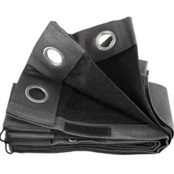 Shadow Comfort  Buitengordijnen 137 x 220 cm carbon black per 2  stuks< Zonwering