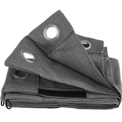 Zonwering-Shadow Comfort  Buitengordijnen 137 x 220 cm cool grey per 2 stuks