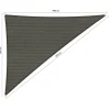 Shadow Comfort  Driehoek schaduwdoek 300 x 400 x 500 cm cool grey< Zonwering