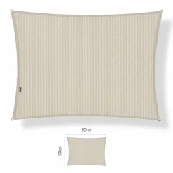 Zonwering-Shadow Comfort  Rechthoek schaduwdoek 300 x 500 cm sahara sand